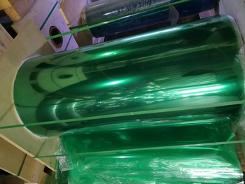 Accepter brugerdefineret grøn Bopet Polyester farve Pet Green Film