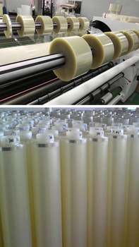 MOQ 1 Kina Engros Temperatur Clear Roll Polyester Film